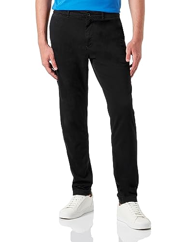 Replay Herren Chino mit Stretch, Schwarz (Black 098), 31W / 32L von Replay