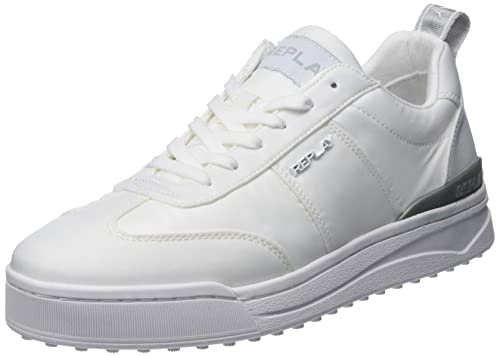 REPLAY Herren Cross Breeze Sneaker, 061 White, 45 EU von Replay