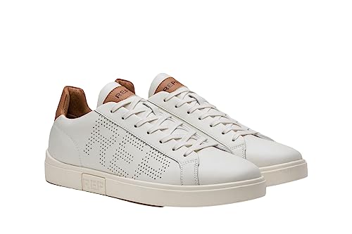 Replay Herren Cupsole Sneaker Polys Studio Schuhe, Weiß (Tofu Cuoio 3235), 45 von Replay