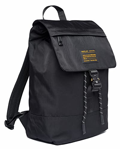 REPLAY Herren FM3577 Rucksack, 098 Black von Replay