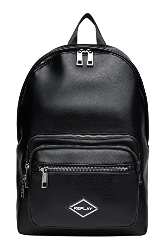 REPLAY Herren FM3611 Rucksack, 098 Black von Replay