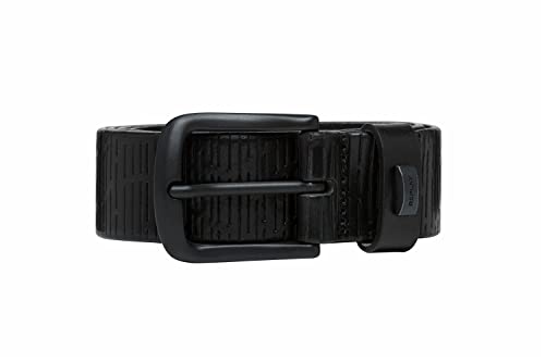 Replay Herren Gürtel aus Leder, Black 098 (Schwarz), 100 von Replay