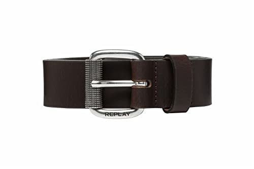 Replay Herren Gürtel aus Leder, Braun (Brown Cocoa 115), 90 cm von Replay