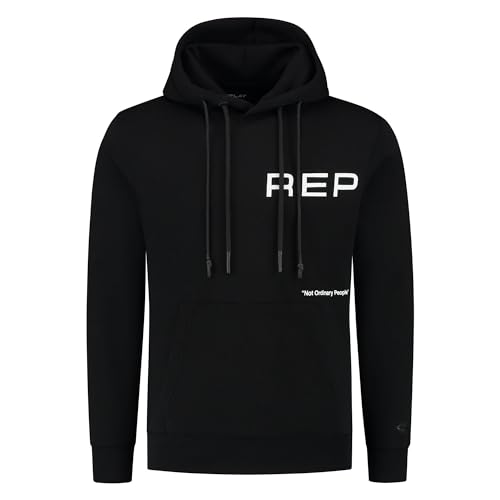 Replay Herren Hoodie mit Kapuze, Black 098 (Schwarz), L von Replay