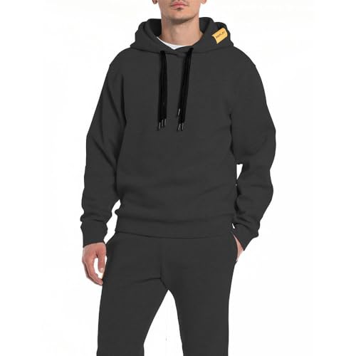 Replay Herren Hoodie mit Kapuze, Black 098 (Schwarz), M von Replay