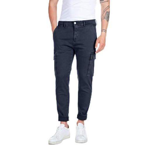 Replay Herren Jaan Jeans, 010 Blue, 34 W/32 L von Replay