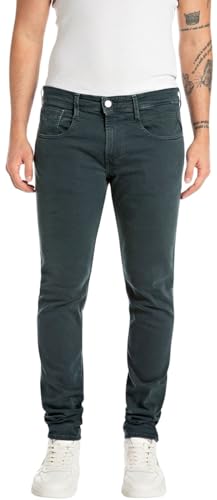 Replay Herren Jeans Anbass Slim-Fit, Blau (Ocean Blue 094), 33W / 32L von Replay