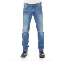 Replay Herren Jeans Anbass - Slim Fit - Blau - Medium Blue Denim von Replay
