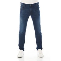 Replay Herren Jeans Anbass - Slim Fit - Blau - Medium Blue von Replay