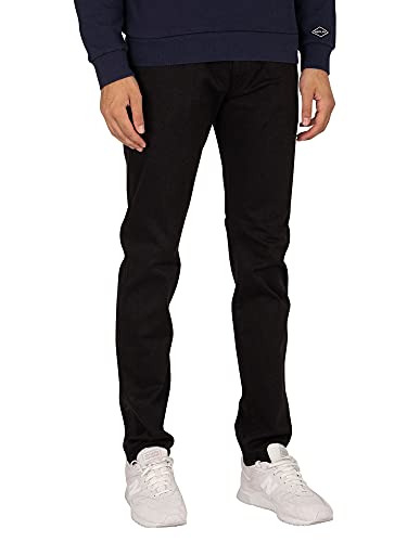 Replay Herren Jeans Anbass Slim-Fit Hyperflex Colour X-Lite mit Stretch, Black 040 (Schwarz), 30W / 32L von Replay
