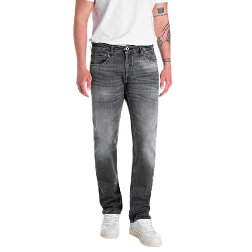 Replay Herren Jeans Grover Comfort Stretch, Medium Grey 096 (Grau), 31W/30L von Replay