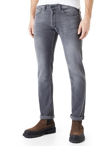 Replay Herren Jeans Grover Straight-Fit, Medium Grey 096-1 (Grau), 34W / 30L von Replay