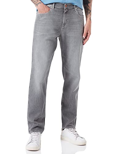 Replay Herren Jeans Sandot Tapered-Fit aus Komfort Denim, Grau (Forest Grey Delavè 222), W31 x L32 von Replay