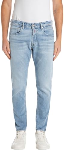Replay Herren Jeans Willbi Regular-Fit Original, Blau (Light Blue 010), 34W / 34L von Replay