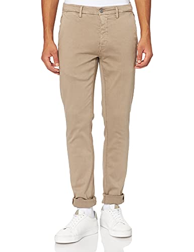 Replay Herren Chino Zeumar Slim-Fit Hyperflex X-Lite mit Stretch, Sand 020 (Beige), 28W / 32L von Replay