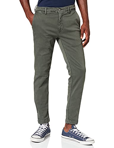 Replay Herren Jeans Zeumar Slim-Fit Hyperflex Hyperchino Color X-Lite mit Stretch, Grün (Military Green 030), 28W / 30L von Replay