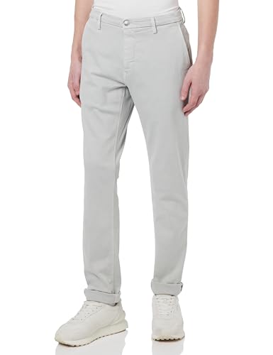 Replay Herren Chino Zeumar Slim-Fit Hyperflex X-Lite mit Stretch, Chalk Grey 802 (Grau), 30W / 34L von Replay