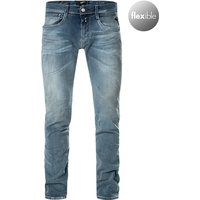 Replay Herren Jeans blau Baumwoll-Stretch von Replay