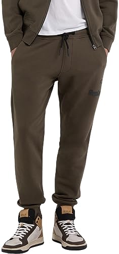 Replay Herren Jogginghose mit Logo, Dark Olive 928 (Grün), S von Replay