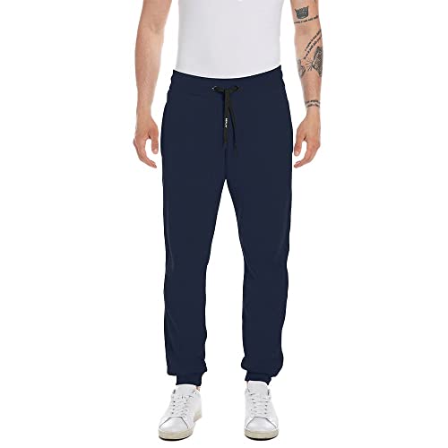 Replay Herren Jogginghose mit Tunnelzug, Blue 085 (Blau), L von Replay