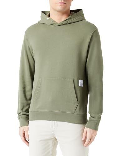 Replay Herren Hoodie aus Baumwolle, Light Military 408 (Grün), XL von Replay