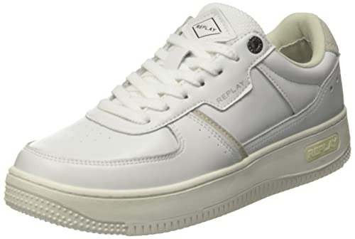 REPLAY Herren M-Epic Premium Sneaker, 061 White, 42 EU von Replay