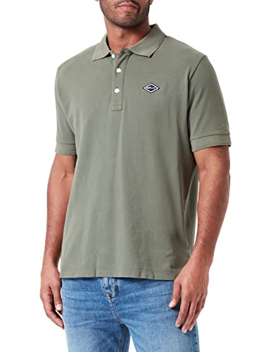 Replay Herren Poloshirt Kurzarm aus Baumwolle, Sage Green 314 (Grün), L von ESPRIT