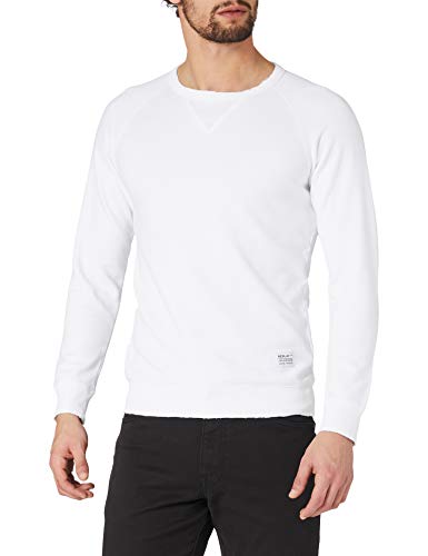 Replay Herren M3438 .000.22890g Sweatshirt, 801 Chalk, XS von Replay