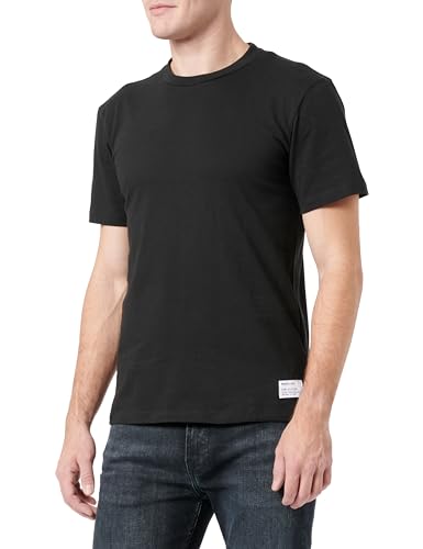 Replay Herren T-Shirt Kurzarm Rundhalsausschnitt Second Life Collection, Black 098 (Schwarz), XL von Replay