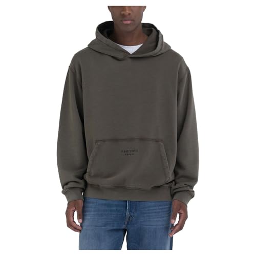 Replay Herren M6961 Kapuzenpullover, 759 Mud Green, 3XL EU von Replay