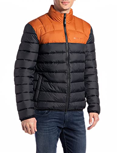 REPLAY Herren M8291 Jacke, 099 Blackboard, XL von Replay