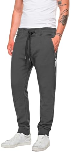 Replay Herren Jogginghose mit Tunnelzug, Cold Grey 938 (Grau), 3XL von Replay