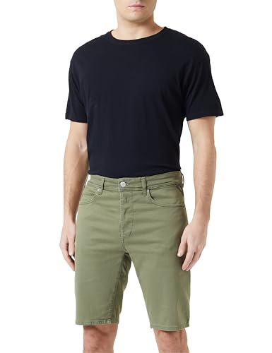 Replay Herren Jeans Shorts RBJ 901 Tapered-Fit, Light Military 833 (Grün), 33 von Replay