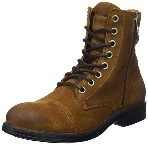 Replay Herren Mid Boot Stiefel mit Reißverschluss, Braun (Tan 056), 45 von Replay