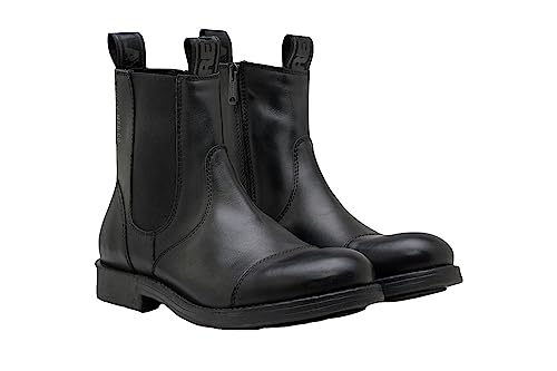 Replay Herren Mid Boot Stiefel mit Reißverschluss, Schwarz (Black 003), 45 von Replay