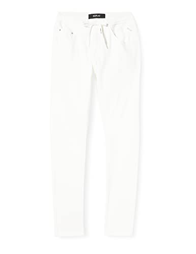 REPLAY Herren Milano Jeans, Weiß (001 White), 32W / 32L von Replay