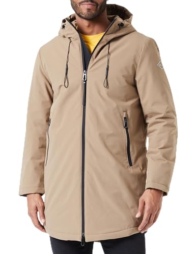 Replay Herren Parka mit Kapuze Winter, Braun (Earth 557), L von Replay