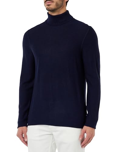 Replay Herren Pullover Rollkragenpullover aus Wolle, Aviator Blue 082 (Blau), L von Replay