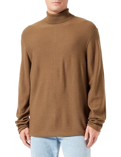 Replay Herren Pullover Rollkragenpullover aus Wolle, Army Green 238 (Grün), M von Replay