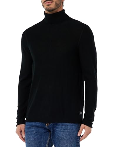 Replay Herren Pullover Rollkragenpullover Wolle, Schwarz (Black 098), L von Replay