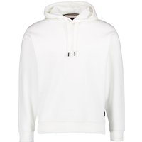Replay Herren Hoodie Weiß Baumwolle unifarben von Replay