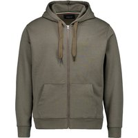 Replay Herren Sweatjacke grün Baumwolle unifarben von Replay