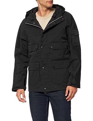 REPLAY Herren M8195 Parka, Schwarz (098 Black), M von Replay