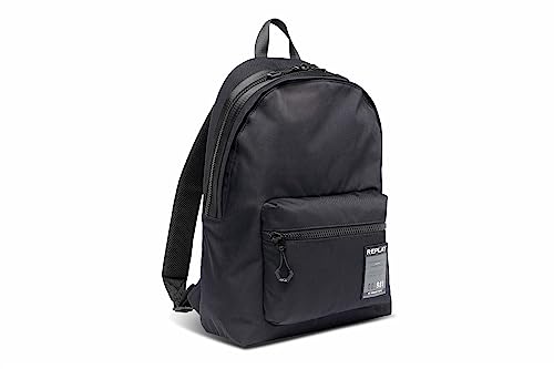 Replay Herren Rucksack Sportlich, Black 098 (Schwarz), Onesize von Replay