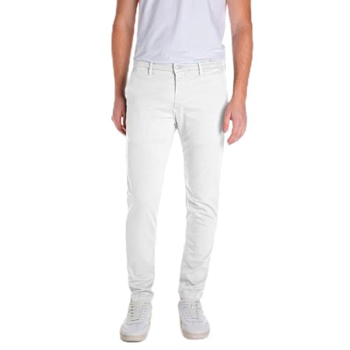Replay Herren Slim fit Chino Jeans Zeumar Hyperchino Colour X-Lite von Replay