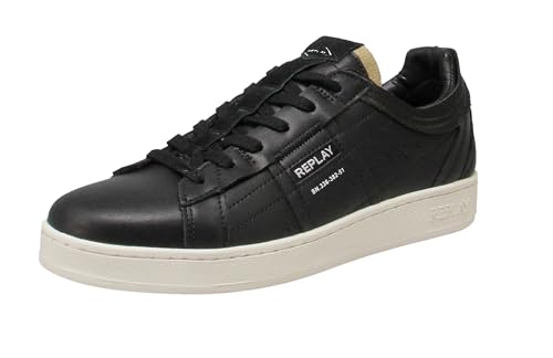 REPLAY Herren Smash Lay New Sneaker, 003 Black, 43 EU von Replay