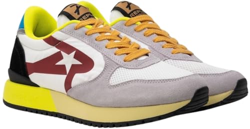 Replay Herren Gms9i .000.c0002t Sneaker, 1535 Grey Yellow, 40 EU von Replay