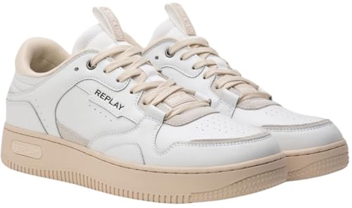 Replay Herren Gmz3g .000.c0036l Sneaker, 123 White Off Wht, 43 EU von Replay
