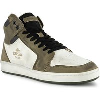 Replay Herren Sneaker grün Glattleder von Replay