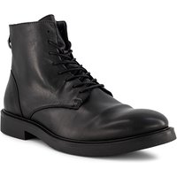 Replay Herren Stiefeletten schwarz Glattleder von Replay